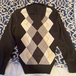 Checkered sweater